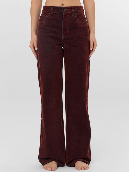 Джинсы женские коричневые - Mark formelle фото 3