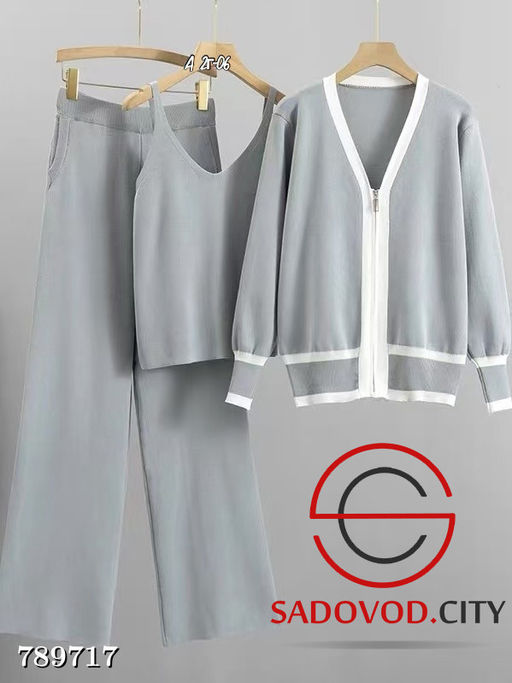 Женский брючный костюм тройка - Bruno фото 3