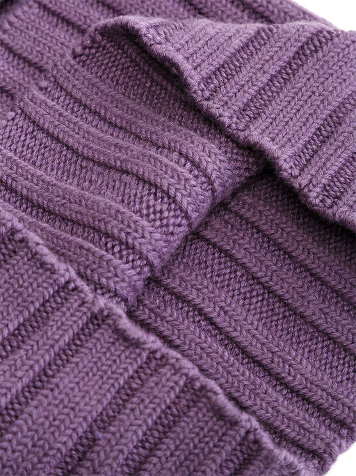 Шапка жен. шерсть+акр LB-N88046 violet - Labbra фото 8