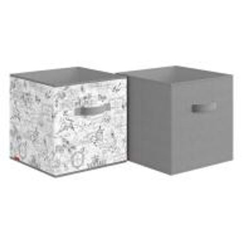 Набор коробов стеллажных без крышки, 2 шт., 31*31*31 см и 31*31*31 см, Valiant фото 50