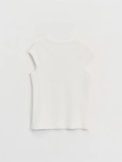 Футболка из хлопка с рукавом реглан / Zarina  фото 8