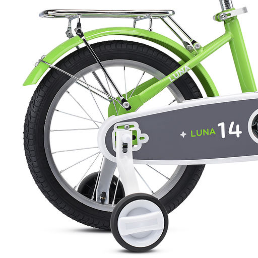 Велосипед 14" Rocket Luna, цвет зеленый