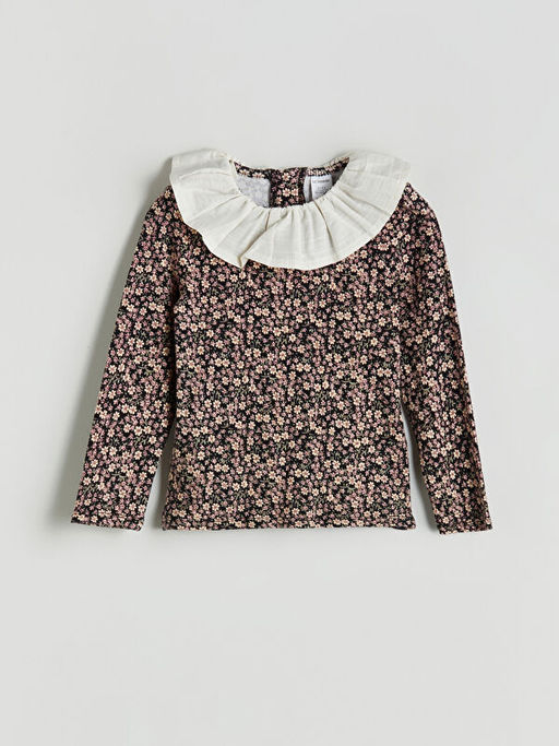 ?i?ek Desenli K?z ?ocuk Ti??rt