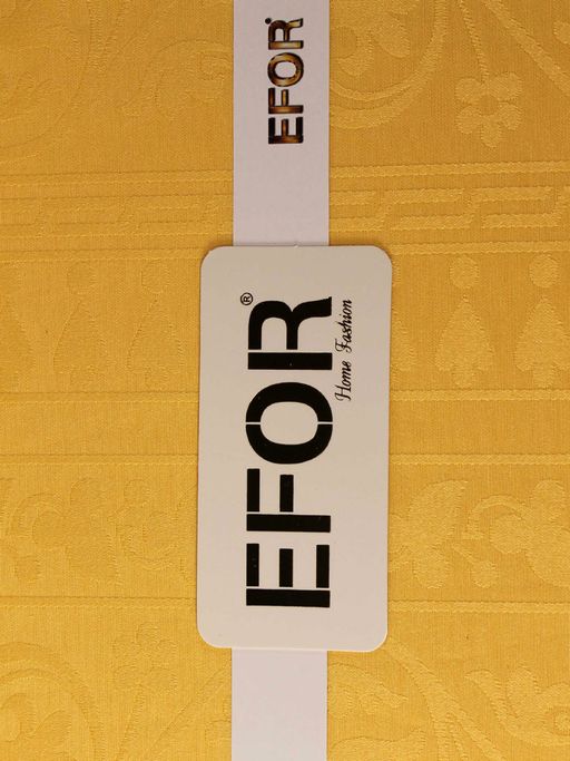 Скатерть EFOR POLY 160*220 прямоугольная горчичный  фото 2