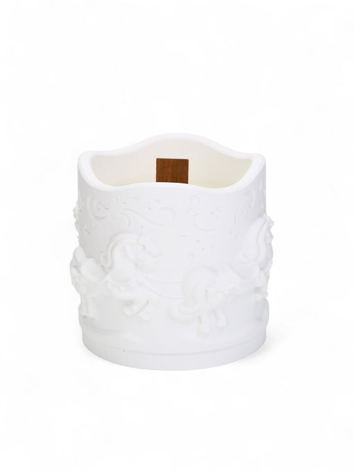 Свеча Новый год, аромат сандал, гипс