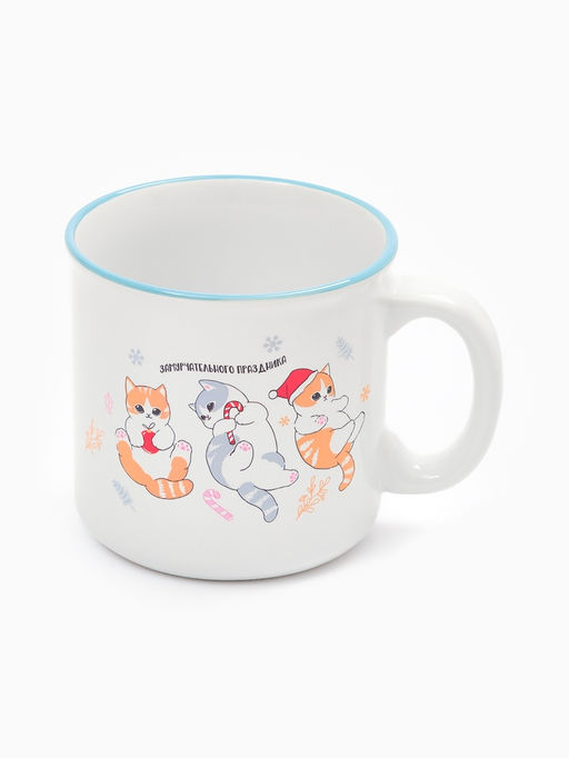 Кружка чайная новогодняя «Замурчательного праздника», 530 мл