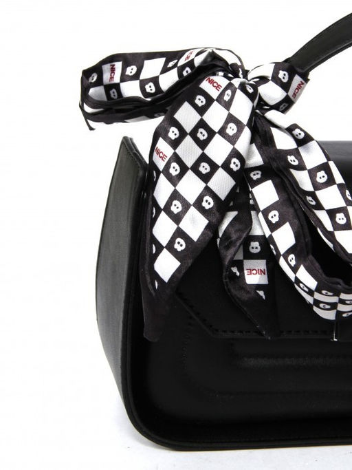 Сумка женская искусственная кожа Ch&K-8831, 1отд, плечевой ремень, черный SALE 262920 - Adelia фото 4