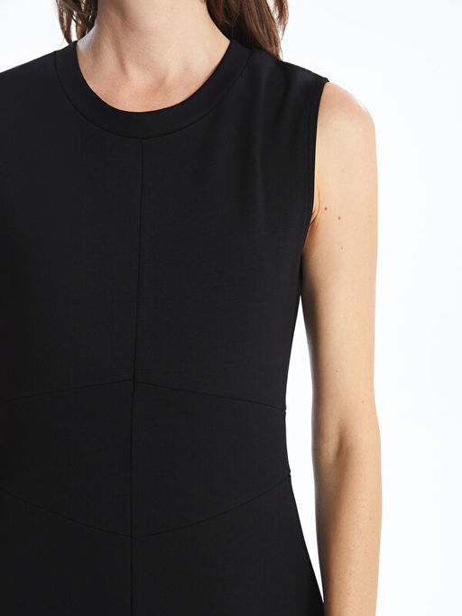 Bisiklet Yaka Elbise