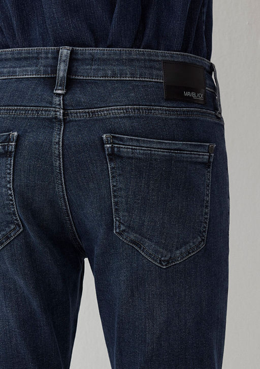 Jake Mavi Black Soluk Gece Mavisi Jean Pantolon  фото 7