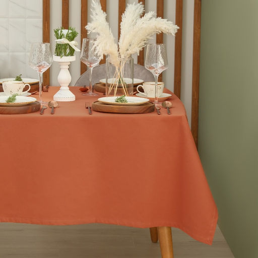 Скатерть Этель Kitchen 150×250 см, цвет оранжевый, 100% хлопок, саржа 220 г/м²