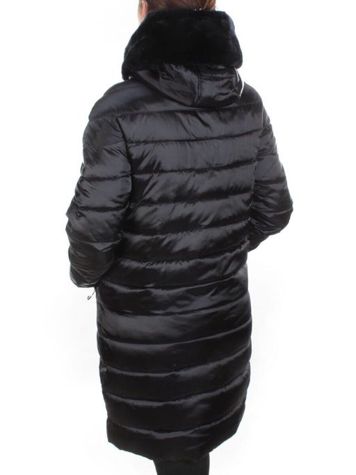 815-E02 INK BLUE Пальто зимнее женское VISDEER (200 гр. тинсулейт) - Fashion фото 4