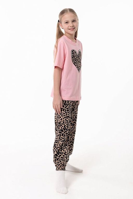 Пижама М225095Прб розовый/бежевый