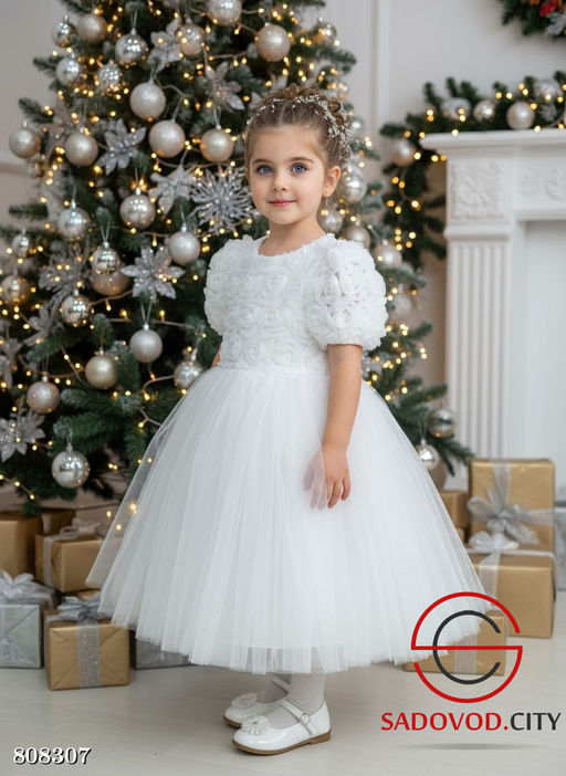 Пышные платья для принцесс с 3D розочками. - Bruno фото 3