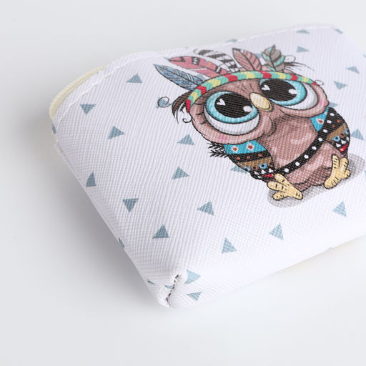 Цена за 2 шт. Кошелёк детский «Совушки» Выбражулька, маленький, монетница, МИКС