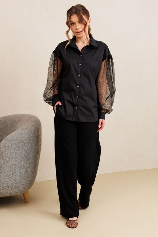 Рубашка AMORI 6503 черный  фото 4