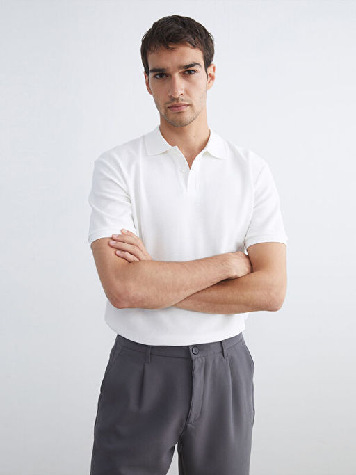 Polo Yaka K?sa Kollu Erkek Ti??rt