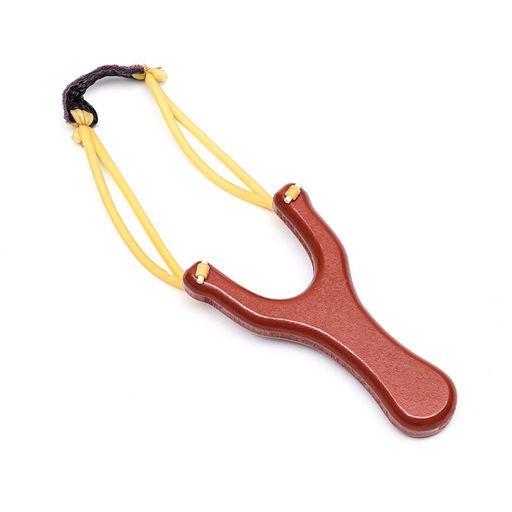 Рогатка деревянная, двойной жгут, 14см - Simaland фото 2