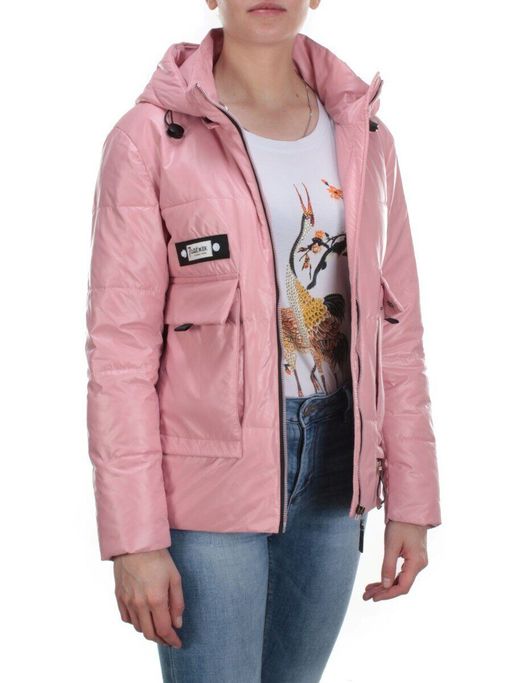 8267 PINK Куртка демисезонная женская BAOFANI (100 гр. синтепон) - Fashion фото 9