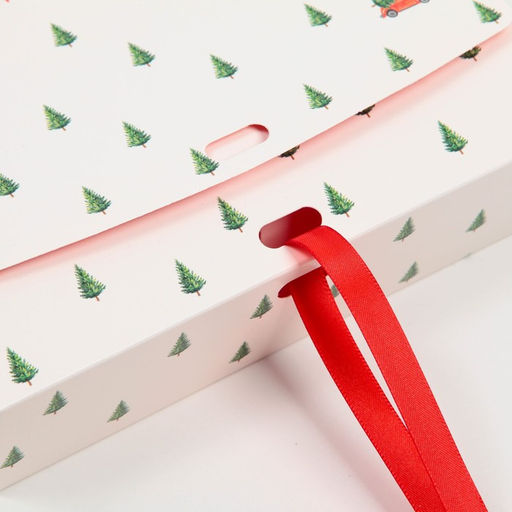 Коробка складная двухсторонняя С новым годом, 20 18 5 см, БЕЗ ЛЕНТЫ - Дарите счастье фото 4