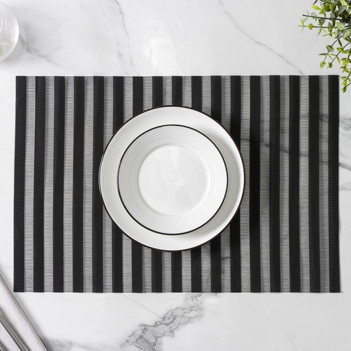 Салфетки сервировочные на стол Magistro, 4 шт., 30×45 см, чёрные