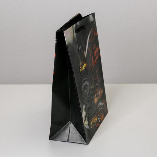 Цена за 2 шт. Пакет подарочный ламинированный, упаковка, Крутой мужик, MS 18?23?8 см