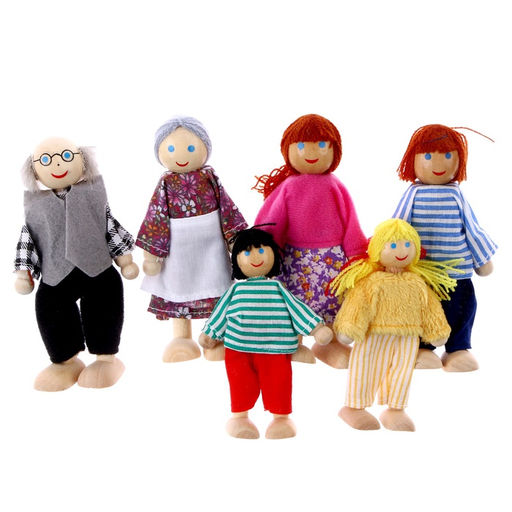 Игрушка Кукольные человечки, набор 6 шт., МИКС - Simaland фото 6