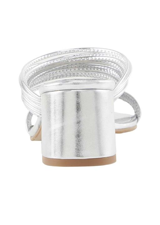 Шлепки, серебристые - Heine фото 6