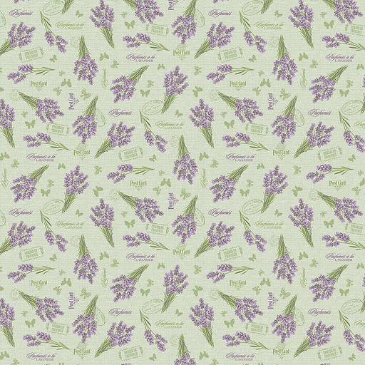 Клеенка столовая на тканевой основе "Букет лаванды" 1,26х25м, ПВХ, в рулоне, Россия (цена за м/п)