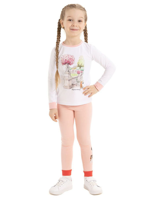 Лонгслив д/дев. О66174 - Карамелли фото 12