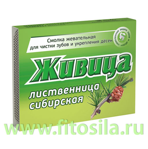 Смолка жевательная Живица, блистер 0,8 г №5, в инд. уп Алтайский нектар