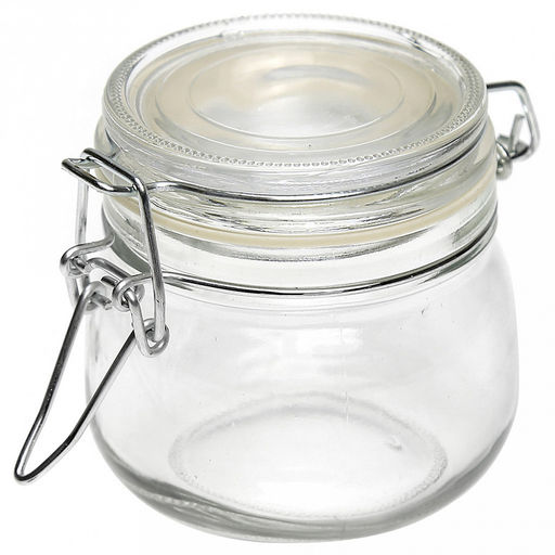 Банка стеклянная с бугельным замком Нева 0,15л, д7,5см h7,2см, д/горла 6см, крышка с силиконовым уплотнителем (д/основания 5см), набор 3 штуки (Китай) - Домашняя мода фото 2