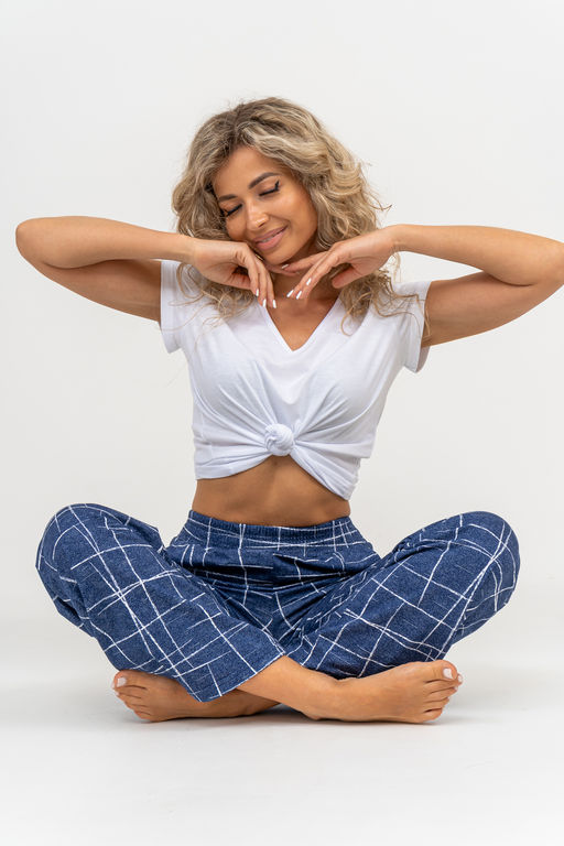 Костюм Натали футболка и брюки кулирка хлопок  фото 21