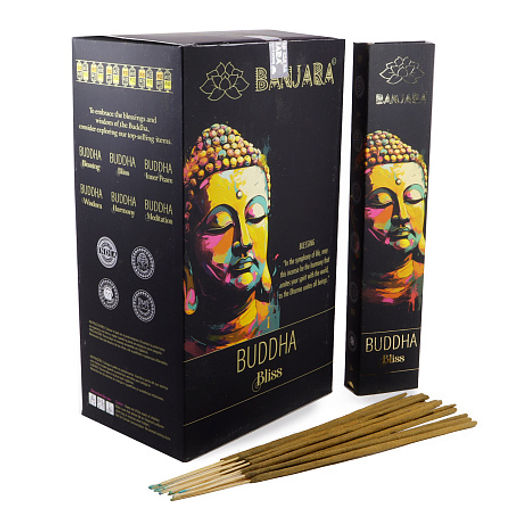 Благовония BANJARA Buddha Blessing BLISS Super Premium качество светлые пыльцовые 15гр 13палочек - Сандаловый дом фото 2