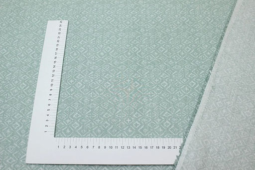 Сатин Шамаэль цв.мятная дымка, ш.2.35м, хлопок-100%, 110гр/м.кв - Купава фото 3