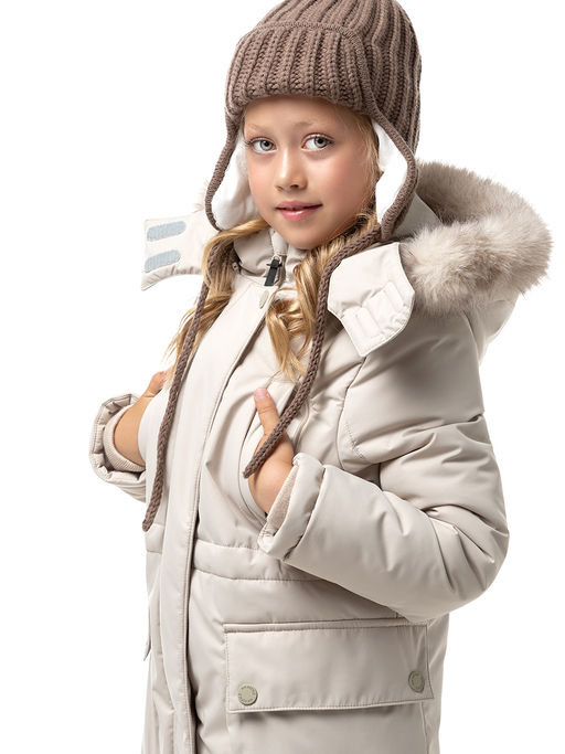 ПАРКА 5з3824 беж - Nikastyle фото 5