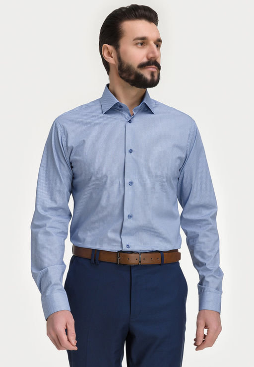 Сорочка мужская длинный рукав GREG 223/131/8919/Z/1_GB  фото 10