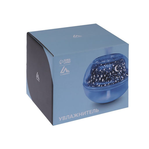 Увлажнитель воздуха Luazon HM-6, ночник «Звёздное небо», 0.5 л, 2 Вт, USB