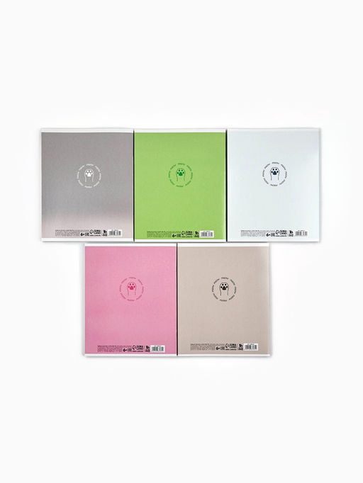 Цена за 3 шт. Тетрадь в клетку, 48 л., А5, на скрепке, блок №2 Котики МИКС - Artfox study фото 4