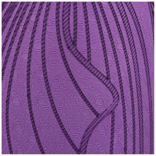 Коврик для йоги Sangh Flowers, 183х61х0,6 см, цвет фиолетовый  фото 8