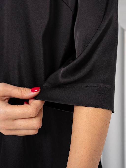 Блуза Ольга_О171/черный - Ihomelux фото 6