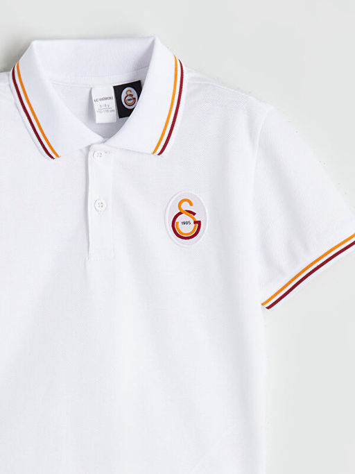 Polo Yaka Galatasaray Bask?l? Erkek ?ocuk Ti??rt