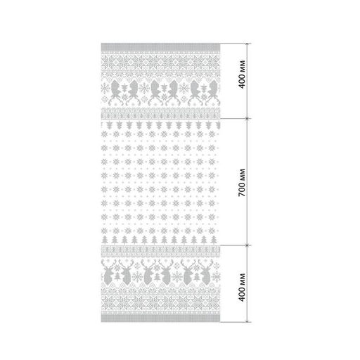 Скатерть Рождественские Елочки 110х146 см, 100% хлопок, 164 г/м2 - Доляна фото 12
