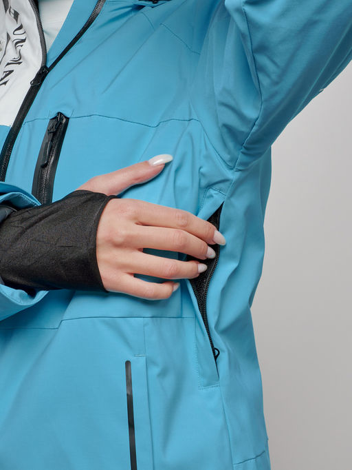 Горнолыжный костюм женский зимний голубого цвета 02321Gl - Chunmai фото 10