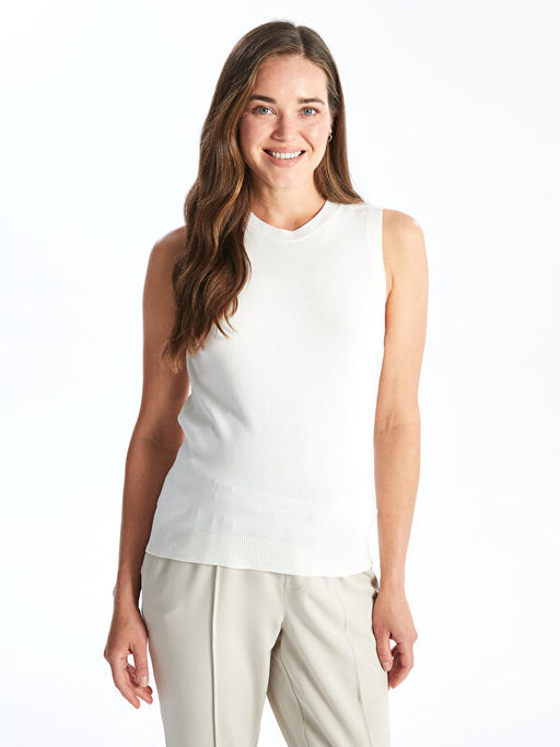 Bisiklet Yaka D?z Hamile Triko S?veter