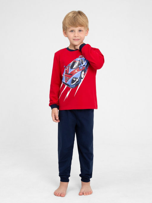 CRB wear/CWKB 50140-26 Комплект для мальчика (джемпер, брюки),красный/Ex.Cherubino