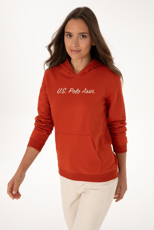 Kad_n Kiremit Sweatshirt Sepette S_rpriz _ndirim