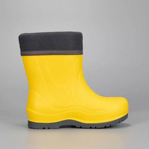 Сапоги детские Nordman Rocket со съемным флисовым утеплителем желтые  фото 6