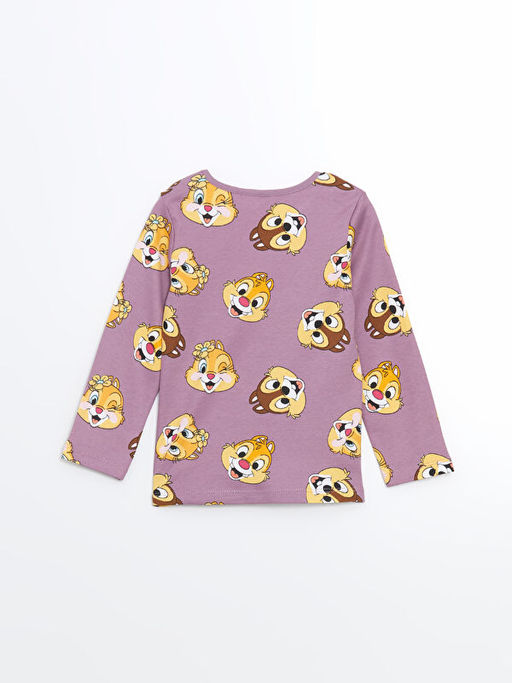 Chip and Dale Bask?l? K?z Bebek Pijama ?st - Waikiki фото 2