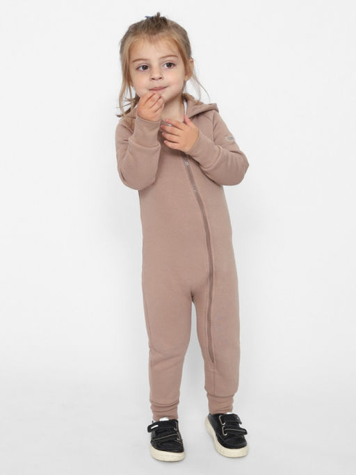 CRB wear/CWBG 90228-31 Комбинезон для девочки,бежевый/Ex.Cherubino  фото 4