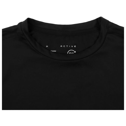 Футболка со вставками женская Resport, бифлекс, размер L (48), чёрная